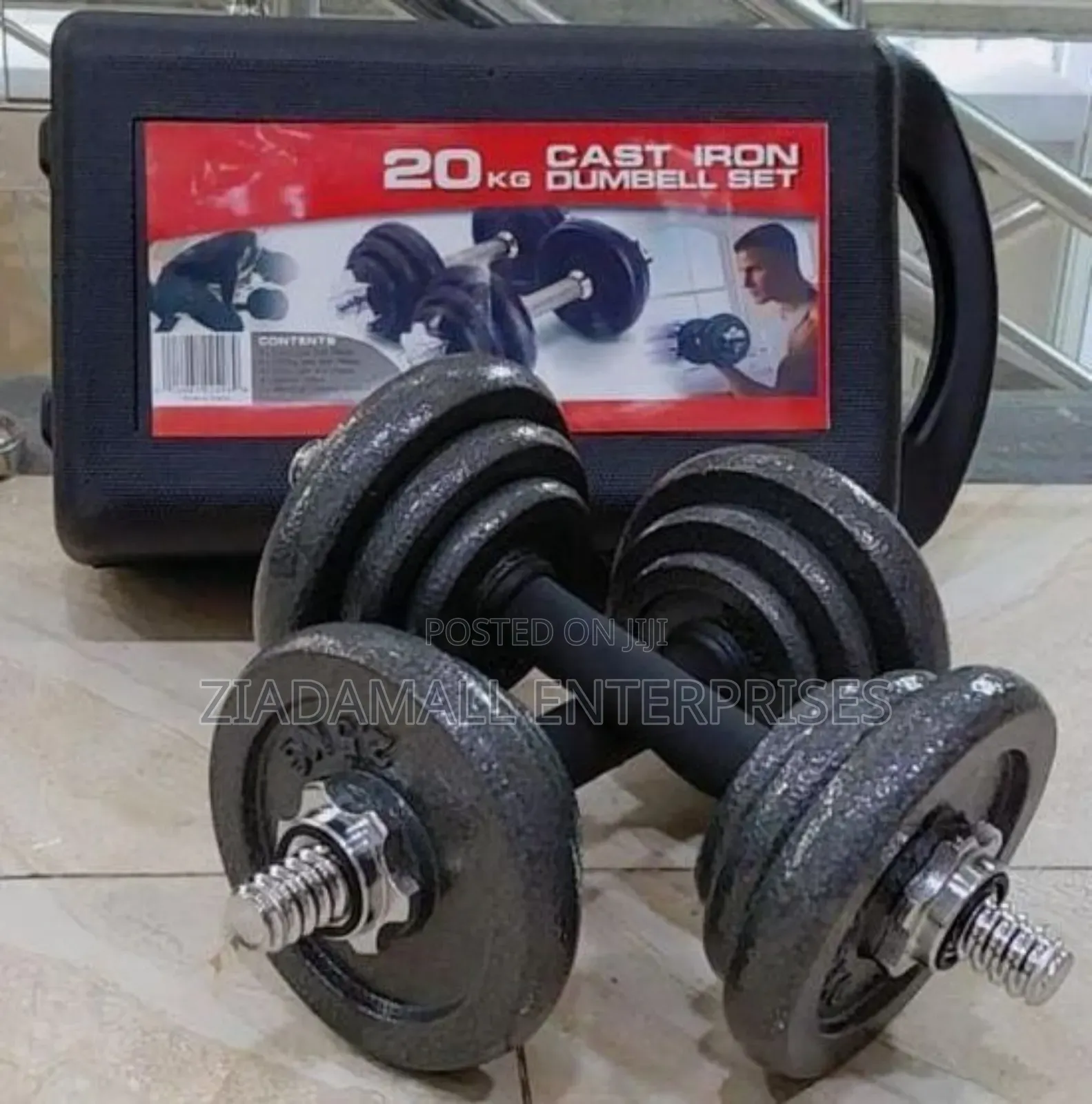 20kg Dumbbell Kit – Durable Space-Saving