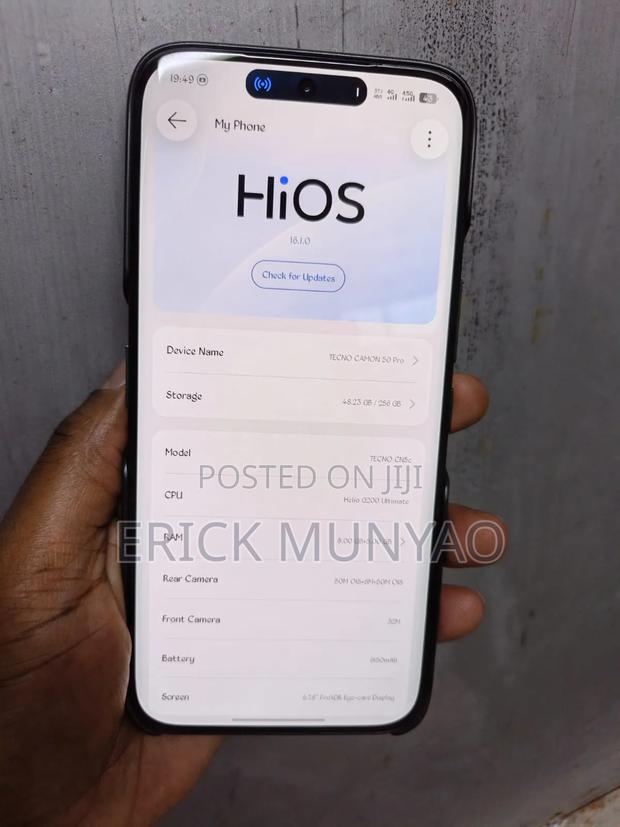 Tecno Camon 50 Pro 256 GB Gray - thumbnail 5
