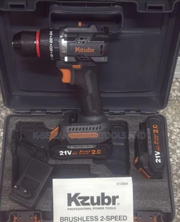 Electric Brushless 2-Speed Kzubr/Rechargeable Brushless Drill