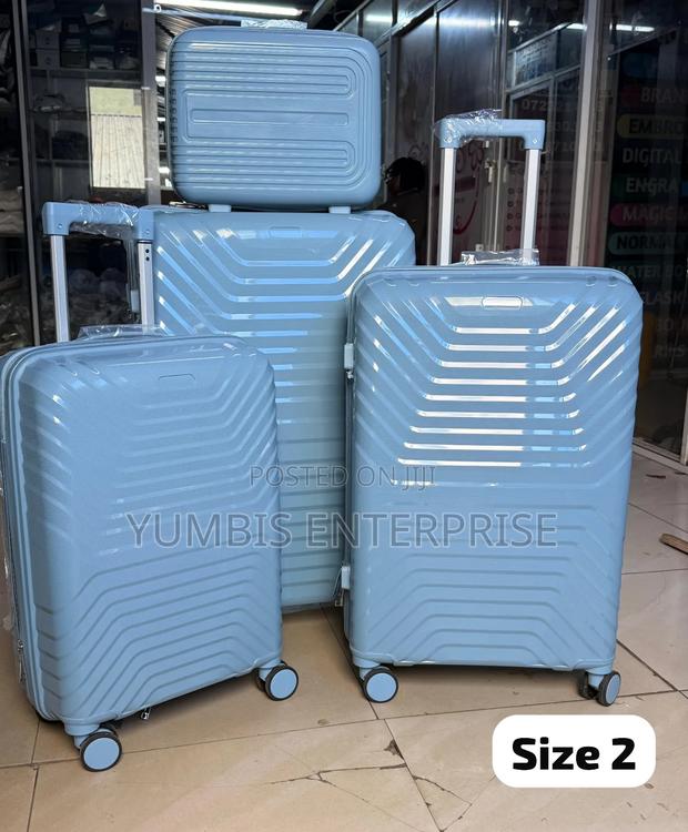 4 in 1 Luxurious Rubber Suitcases in Size 29"-9000 for Full Set