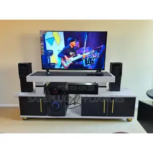 Istanbul Contemporary Tv Stand With Led Lighting Drawer Storage
