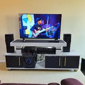 Istanbul Modern Tv Stand With Led Lights Storage Cabinets