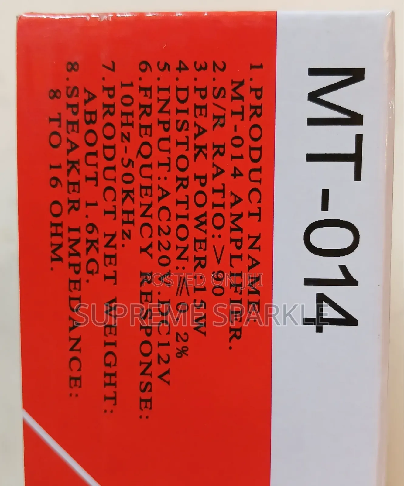 Moontek Mt-014 Stereo Audio Amplifier, 60w.