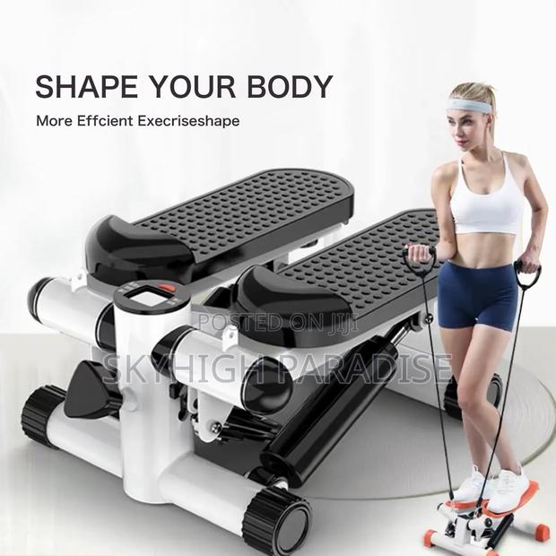 *_Mini Stepper With Resistance Bands*_ 
 *Fitness to Behold* 
