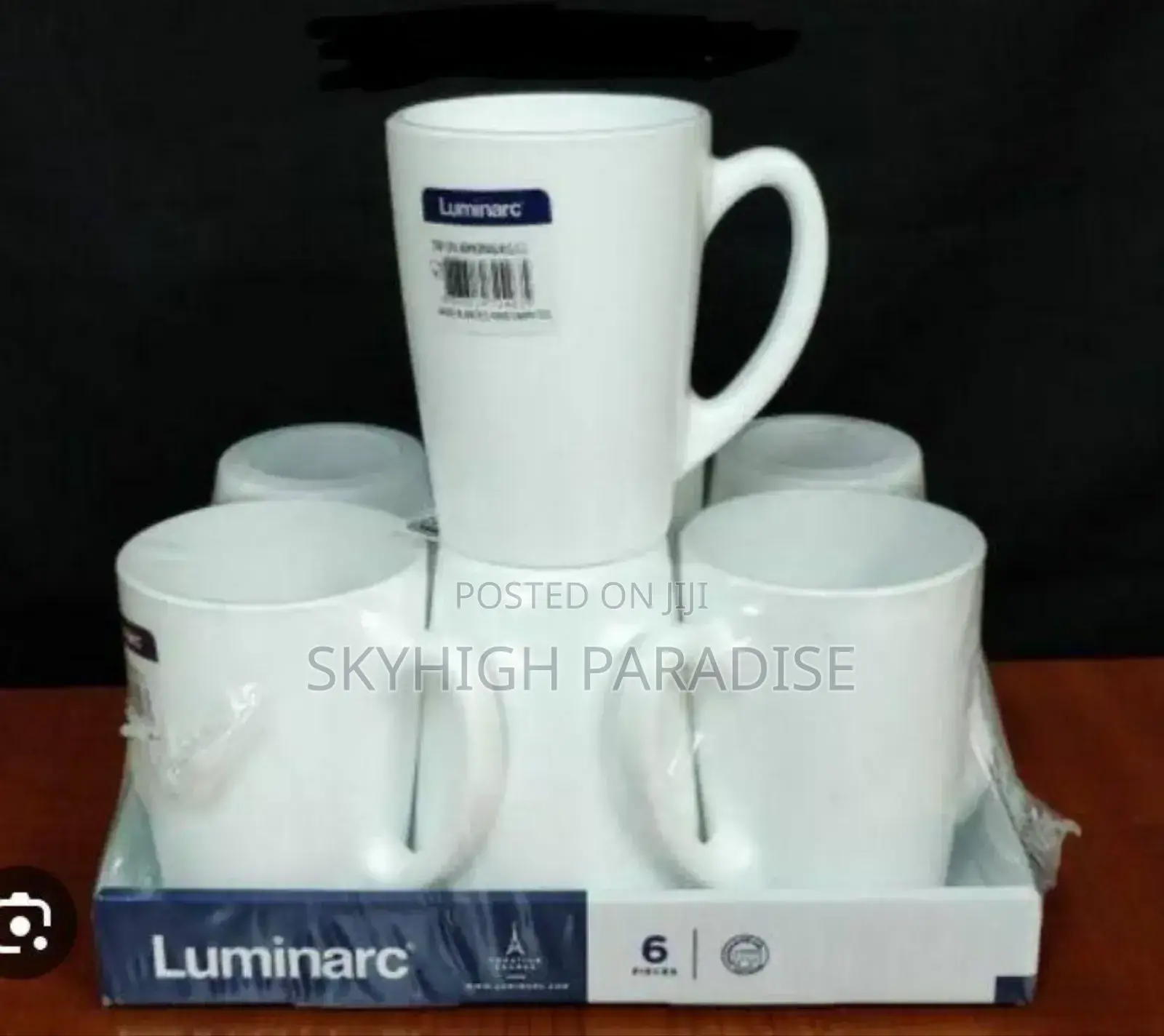 *Set of 6 Luminarc 25cl Cups *