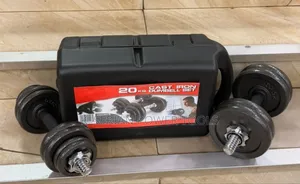 20kg Chrome Dumbell Set/a Pair of 20kg Dumbell