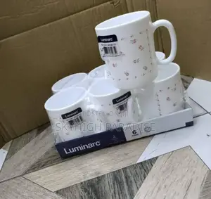 *Set of 6 Luminarc 25cl Cups 