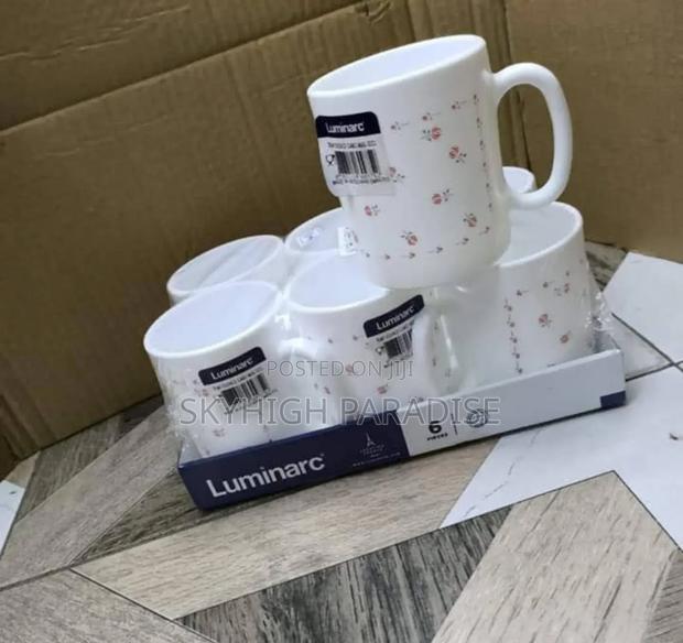 *Set of 6 Luminarc 25cl Cups 