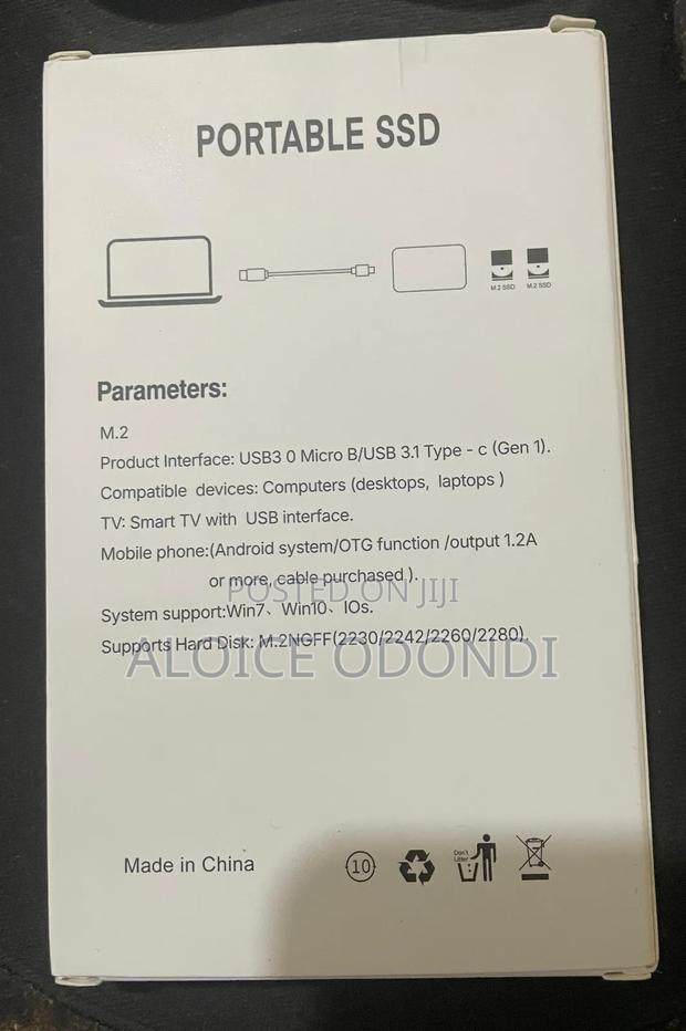 M.2 SSD Enclosure Usb-C 3.1 (Ngff/Sata) – Portable SSD Case - thumbnail 5