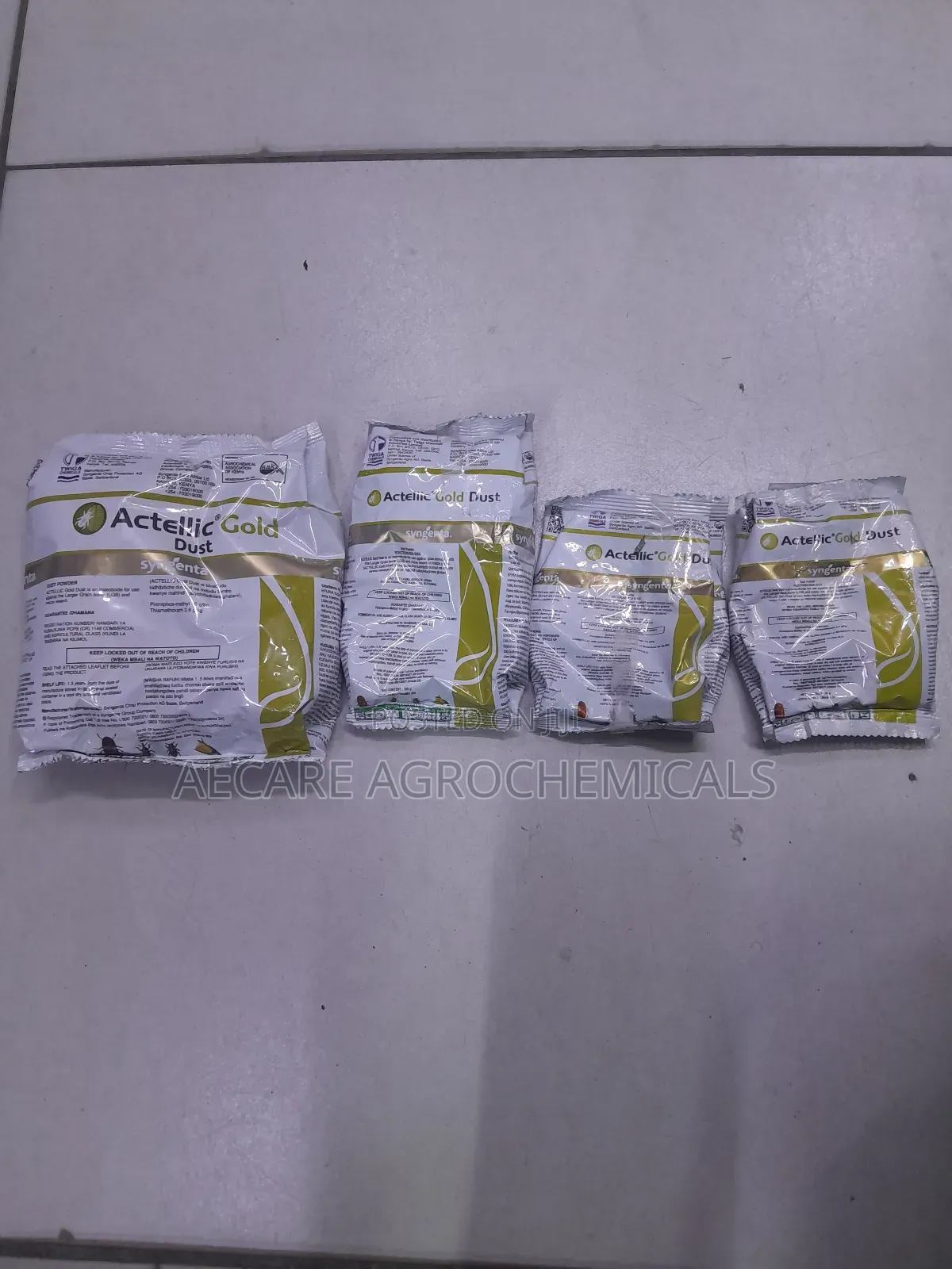 Actellic Gold Dust Preservative 50g, 100g, 200g, 500g and 1kg