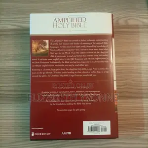 Bible. Large Print. Amplified Version.