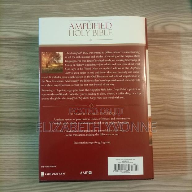 Bible. Large Print. Amplified Version. - thumbnail 3