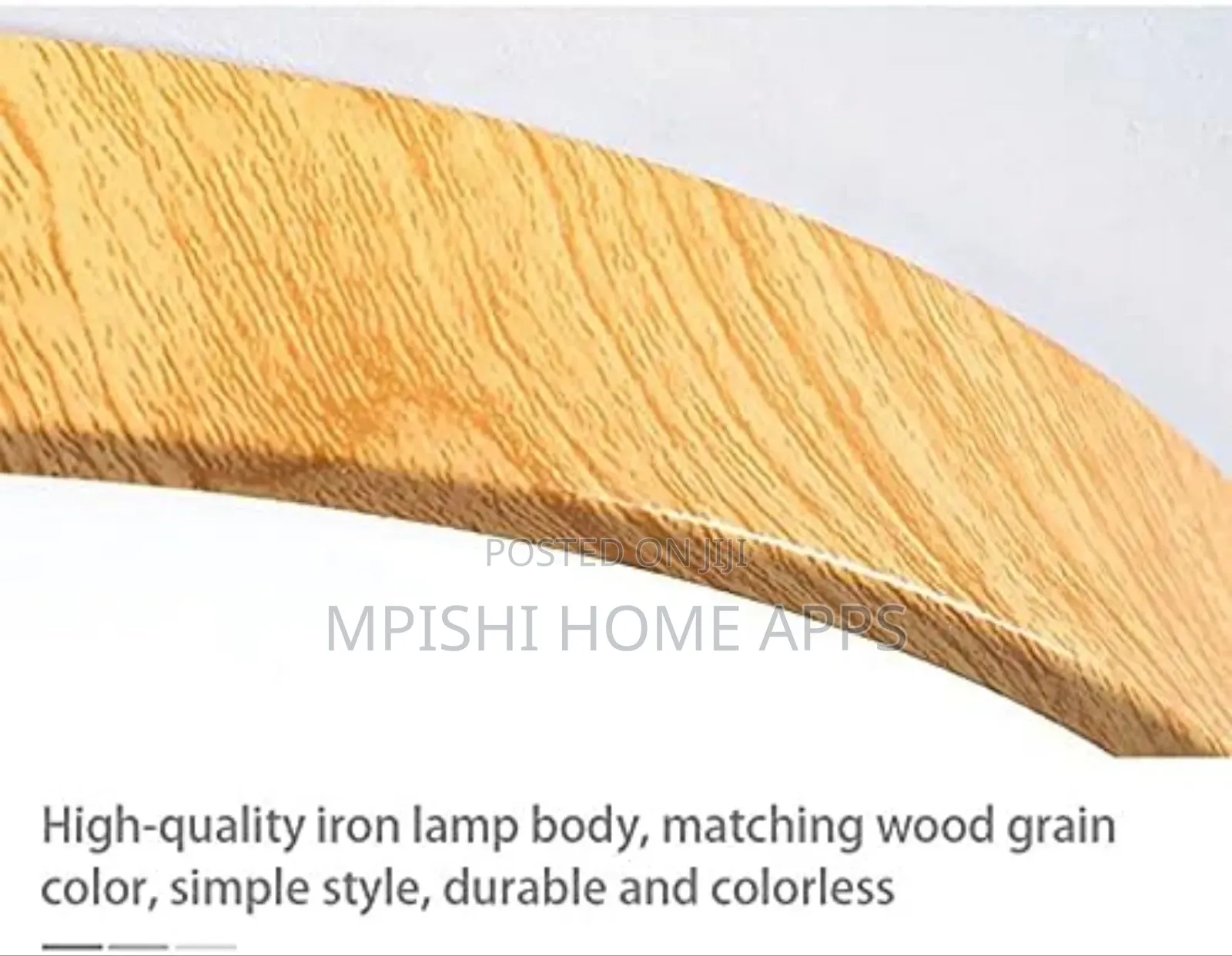 Wood Grain Ceiling Light