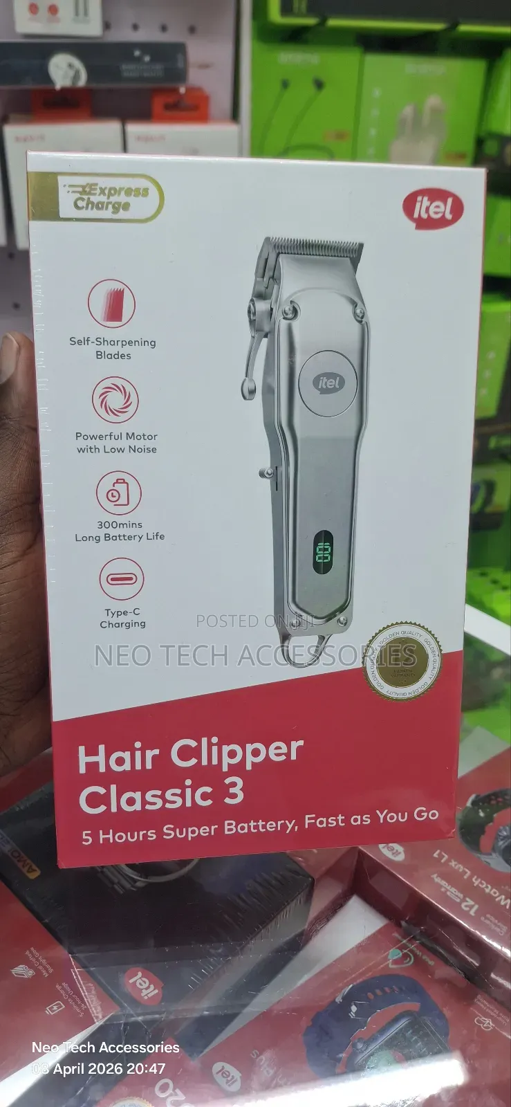 Itel Hair Clipper - Classic 3