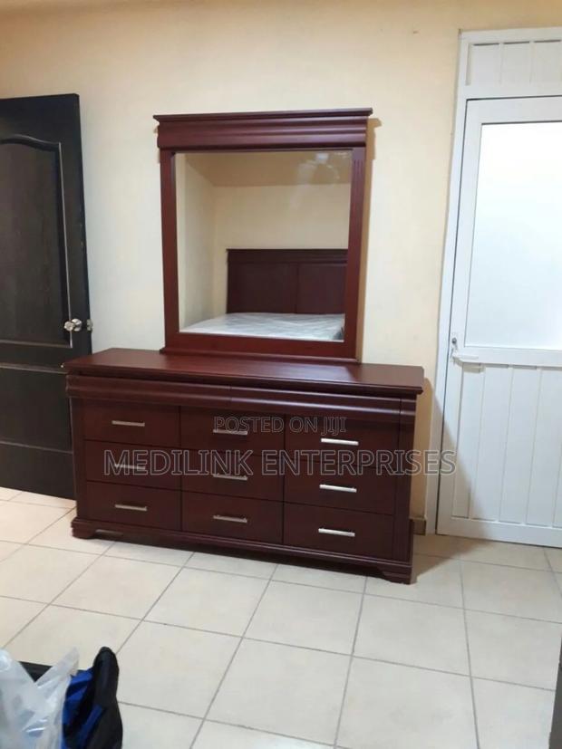 3_in _1 Walnut Dressing Mirror - main view