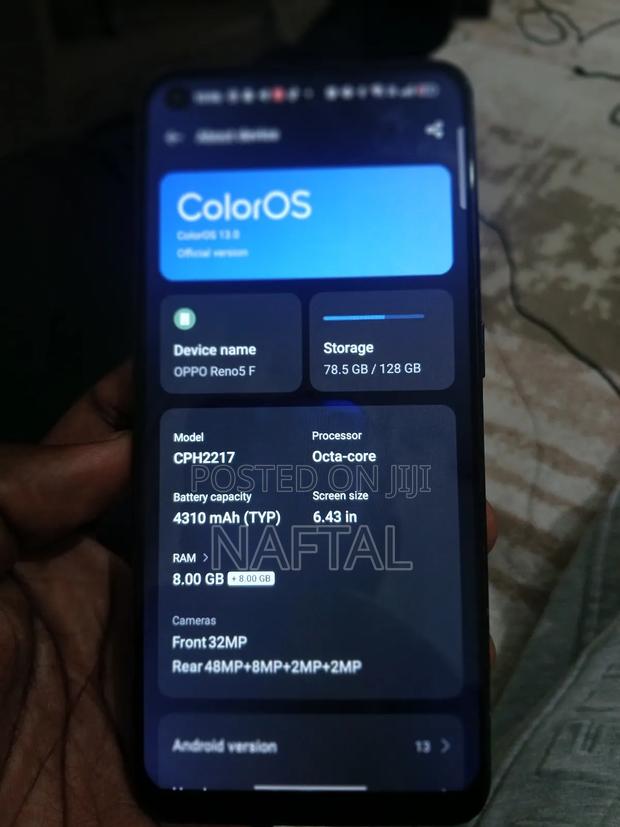 Oppo Reno 5 128 GB Gray