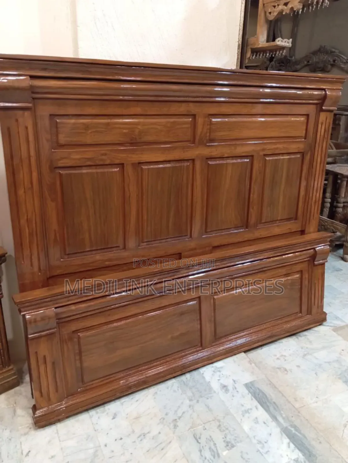 Mahogany Solid 6*6 Beds King Sized
