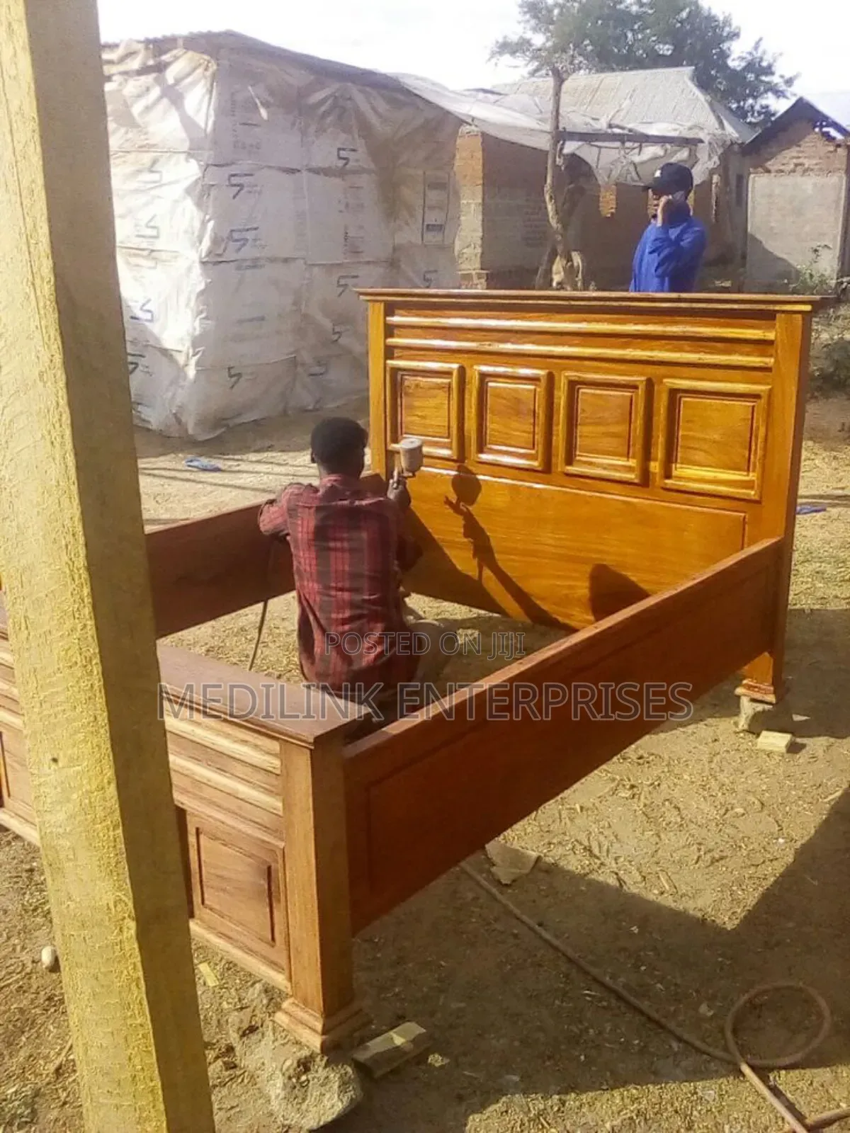 Seesham Vanish 6*6 King Sized Mahogany