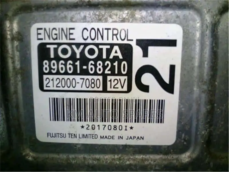 Toyota 2zr Ecu for Premio, Allion, Fielder, Axio, Auris.