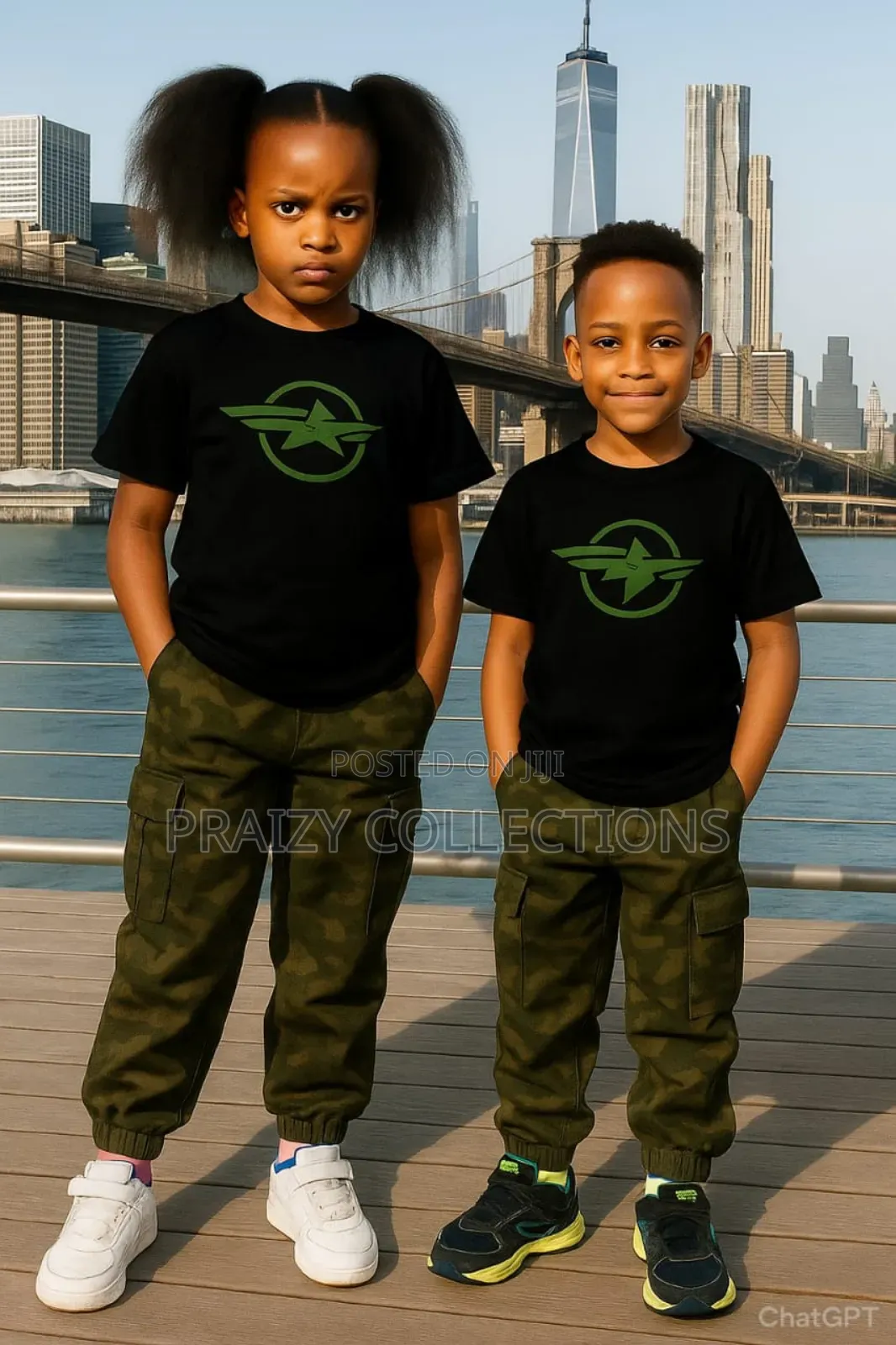 Unisex Combat Trouser + Tshirt Set