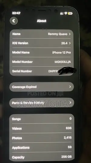 Apple iPhone 12 Pro 256 GB Blue