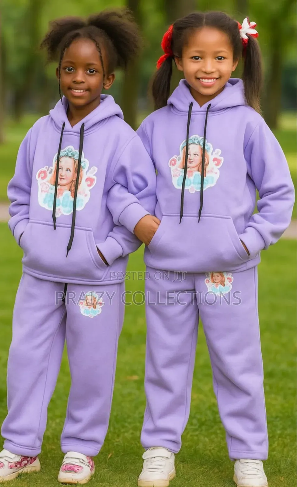 Cartoon Themed Warm Kids Tracksuits