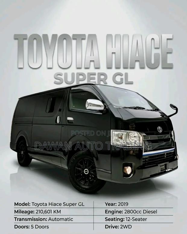 Toyota HiAce 2019 Black - thumbnail 9