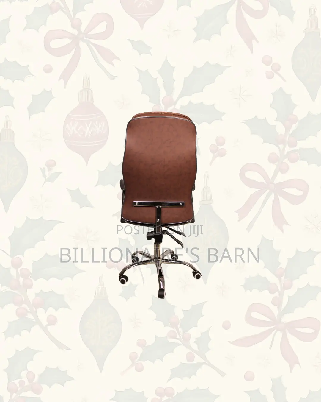 Ergonomic Executive Leather Chair High Back Padded Armrest Seating