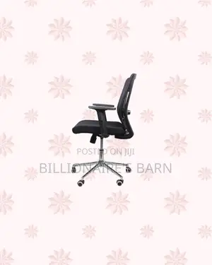 The Barn Origin Chair Mid Back Chrome Base Adjustable Ergonomic