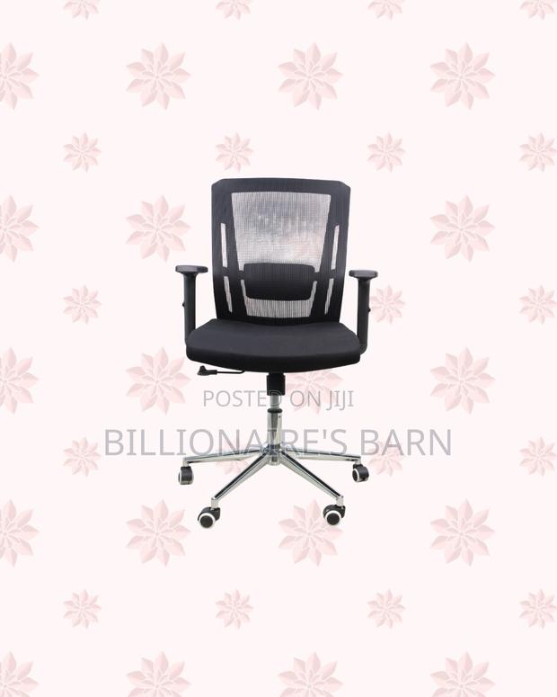 The Barn Origin Chair Mid Back Chrome Base Adjustable Ergonomic - thumbnail 2