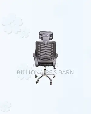 Secretarial Mesh Chair Adjustable Headrest and Lumbar Support Solution