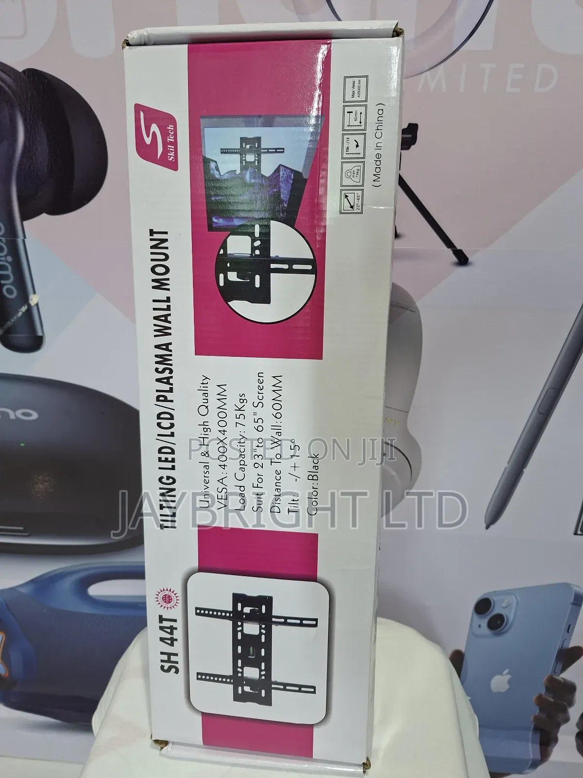 Skill Tech Wall Mount Bracket 32 to 65 Inch Sh 44t Tilt Wallmounts