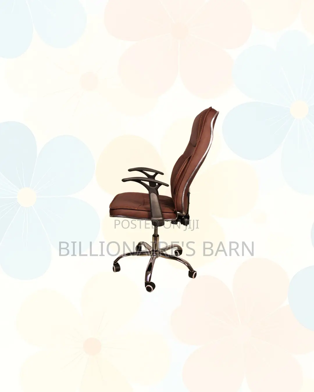 Ergonomic Executive Leather Chair High Back Padded Armrest