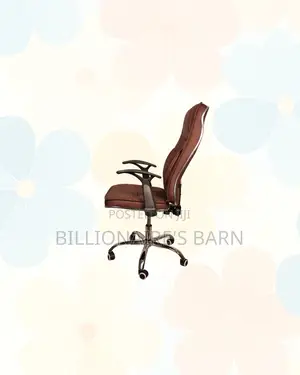Ergonomic Executive Leather Chair High Back Padded Armrest