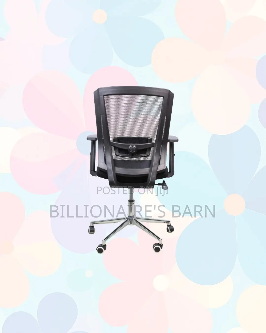 The Barn Origin Chair Mid Back Chrome Base Adjustable Solution