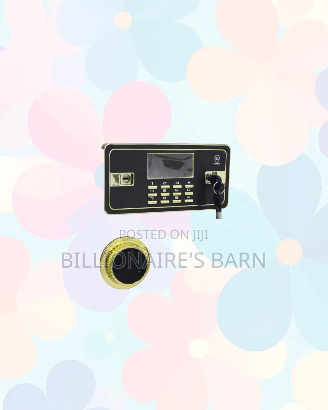 Fireproof Biometric Safe 70 Kg Programmable Keypad And Dual Alarm