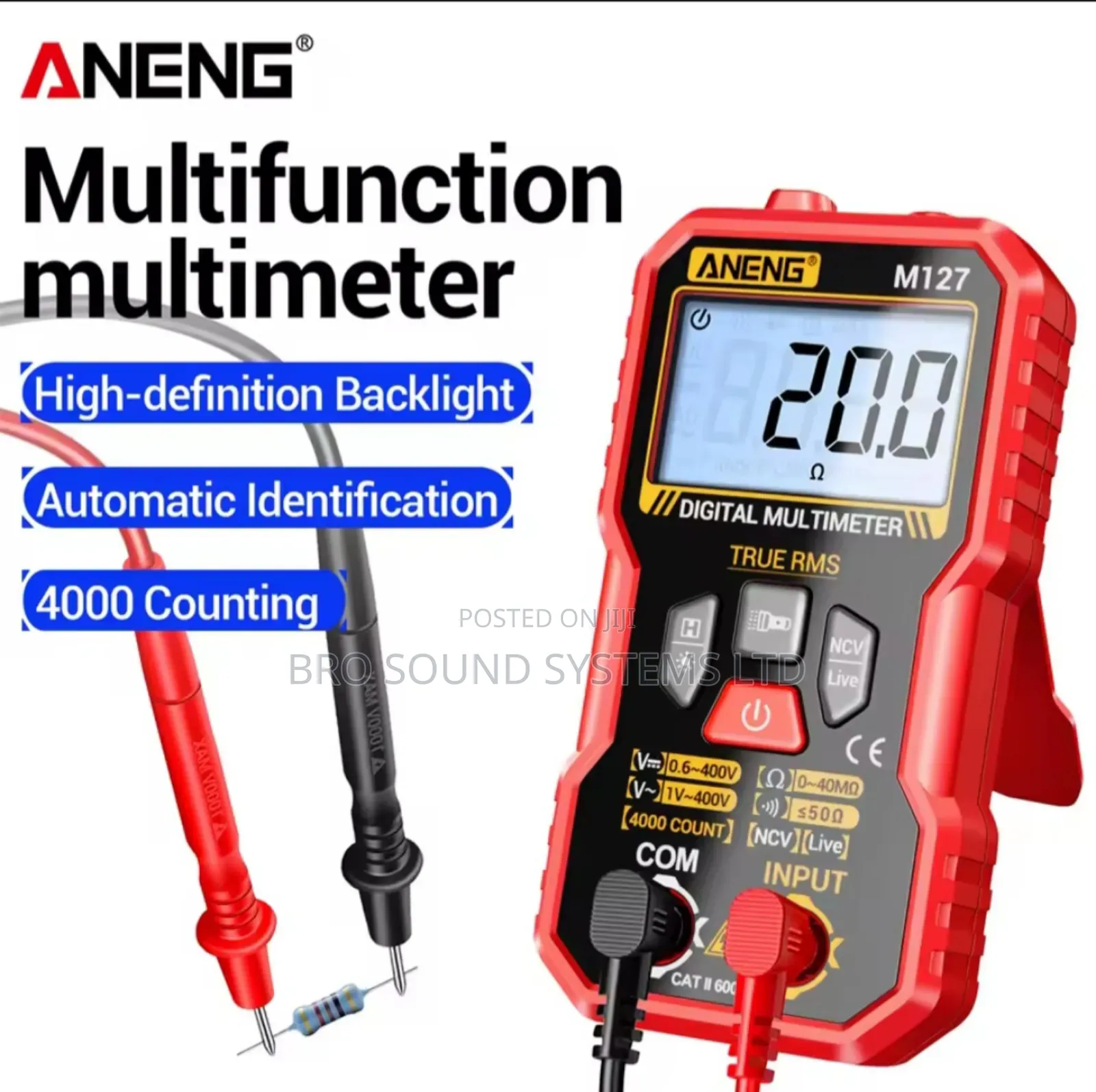 Aneng M127 Smart Multimeter Tester Multifunction Meter