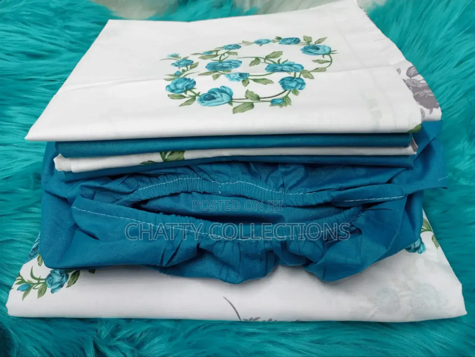 6 by 7 6 Piece Mix and Match Bedsheets With Pillow Cases