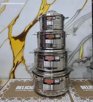 4 Piece Aluminium Hotpot Set