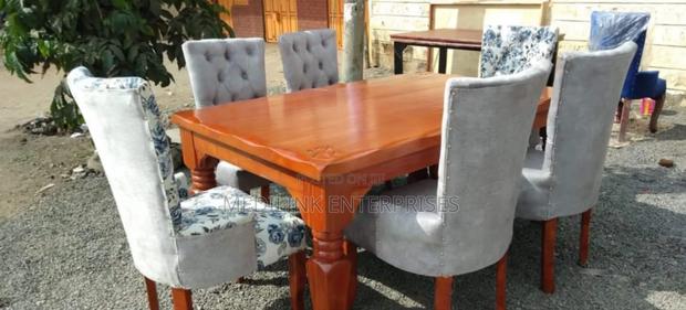 Upholstered Chairs Solid Kent Dinning Table Set