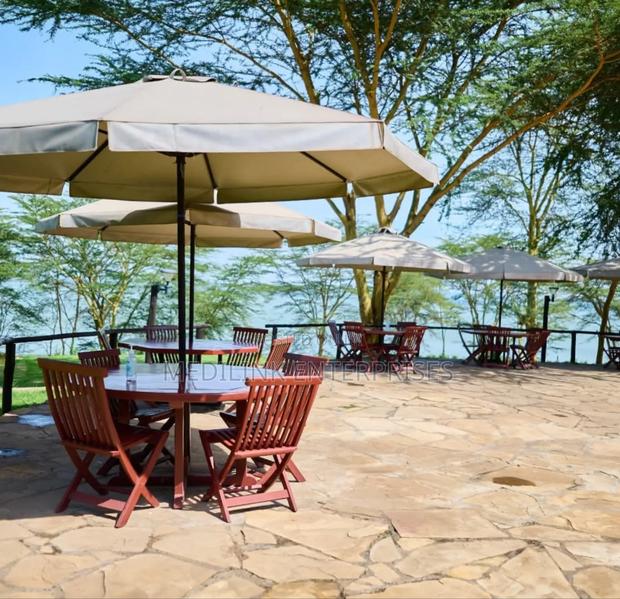 Biege Canvas+4 Foldable Chairs A+Table