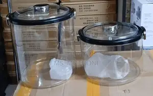 Clear Acrylic Cereal / Rice Storage Canister/ Bucket (5/10 L)