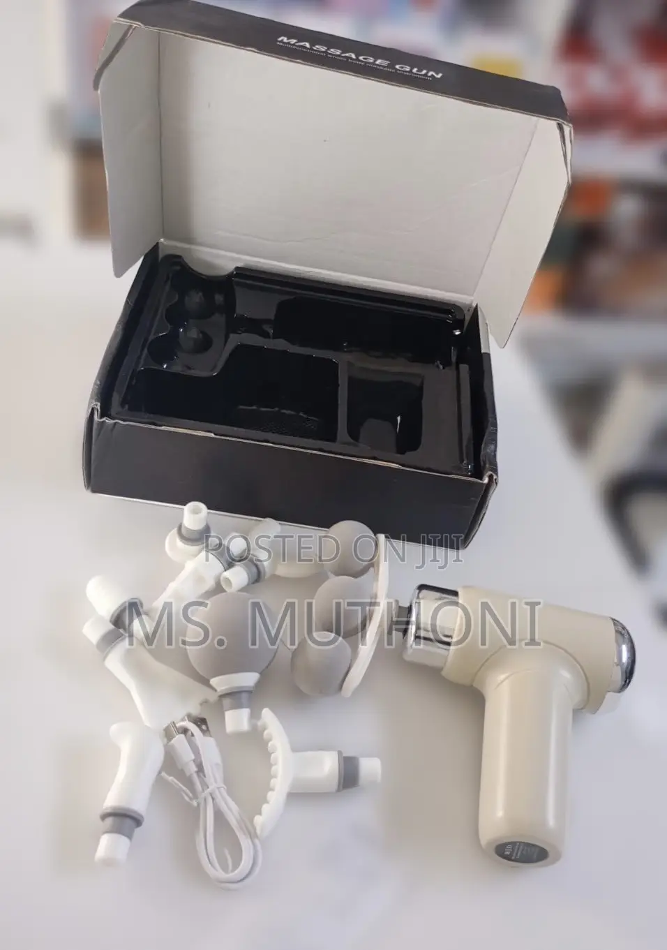 Ortable Electric Massage Gun for Deep Tissue Percussion Therapy