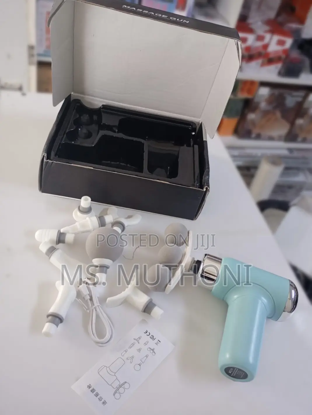 Ortable Electric Massage Gun for Deep Tissue Percussion Therapy