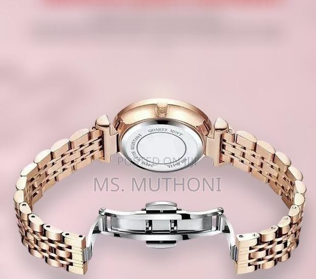  Ladies Rose Gold Wrist Watch - thumbnail 2