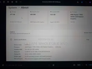 Laptop HP ProBook 430 G8 16GB AMD Ryzen 7 HDD 500GB