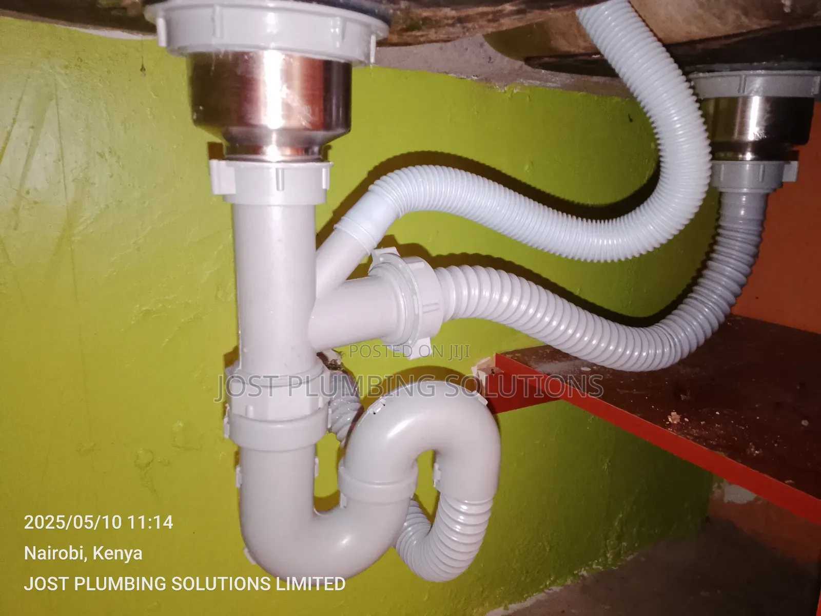 Plumber Pipe Fittings Installation.