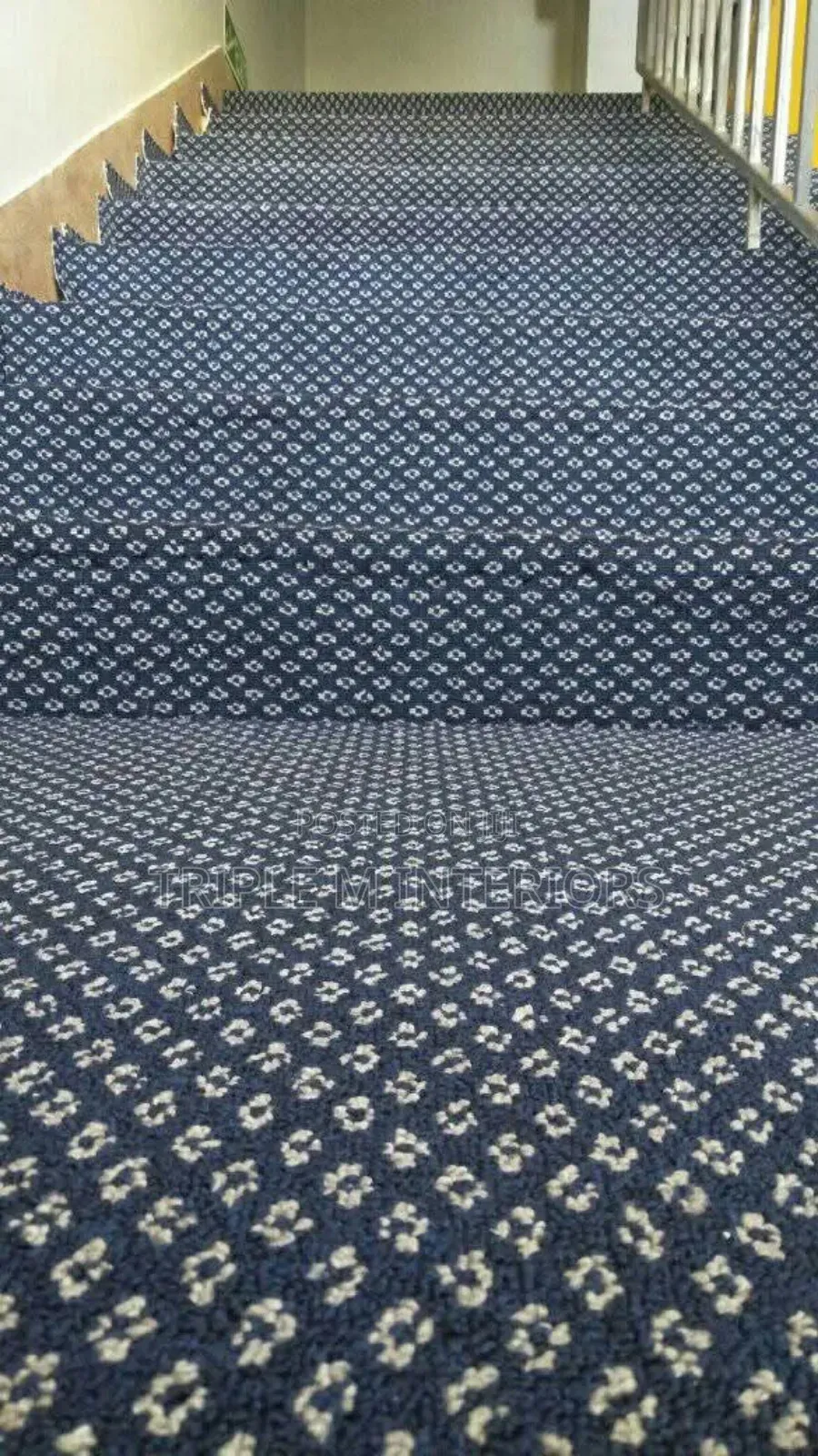 Heavy-Duty African Print 6mm Carpet for High Traffic Areas