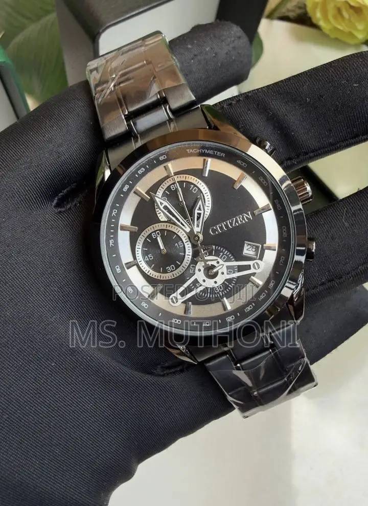 Classic Tachymeter Bezel Citizen Chronograph Gents Wristwatch
