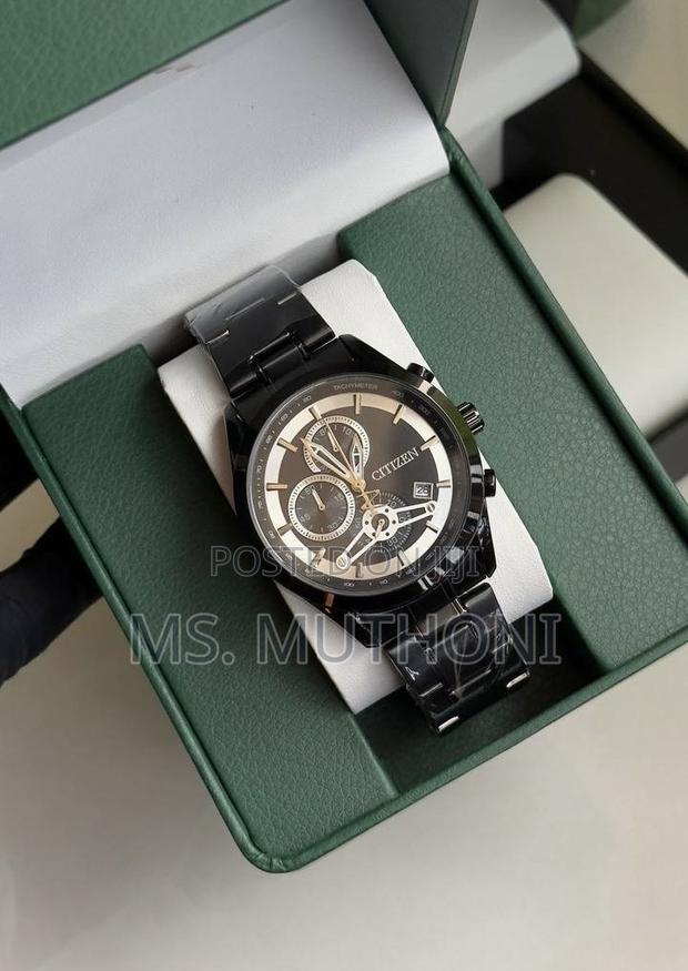 Classic Tachymeter Bezel Citizen Chronograph Gents Wristwatch - thumbnail 4
